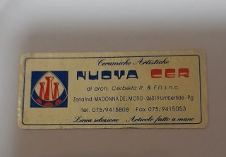 Centrotavola ceramica vintage Nuova Cer