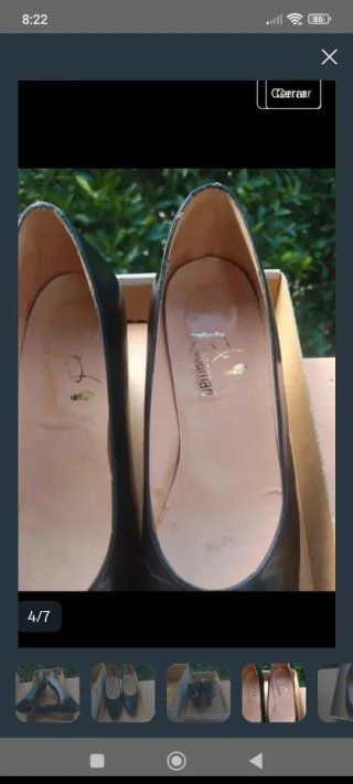 Zapatos negro tacón 37