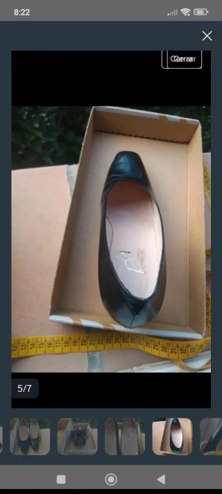 Zapatos negro tacón 37
