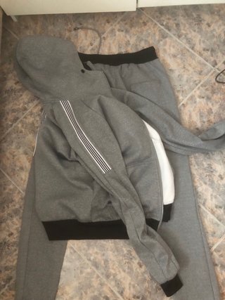 Chándal Jordan Hombre Gris y Negro