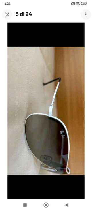 M1148 Ray-Ban RB3211 Lenti Fume'montatura  Bianco