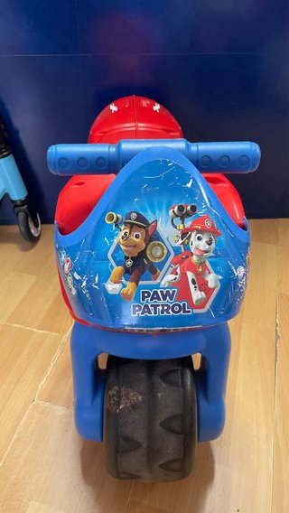 Moto correpasillos Patrulla Canina