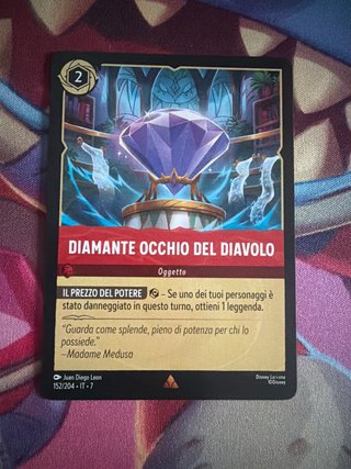 Diamante Occhio del Diavolo - Disney Lorcana