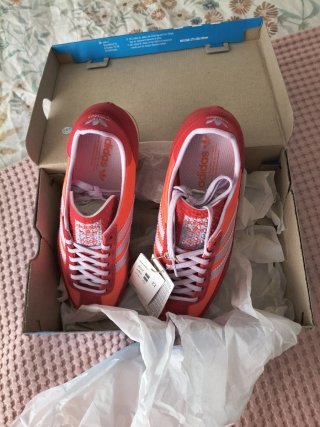 Adidas SL Naranja y Rojo