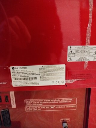 TV LG 47LG6000 Negra/Roja