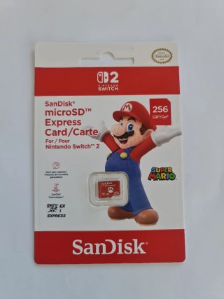 Carta microSD SanDisk 256GB Nintendo Switch 2