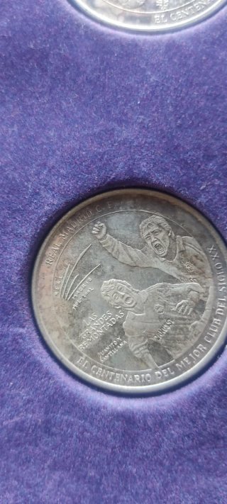 Monedas Centenario Real Madrid Colección Oficial
