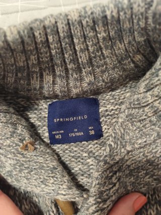 Jersey de lana hombre gris