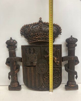 Escudo de Bronce Heráldica Española 40x40