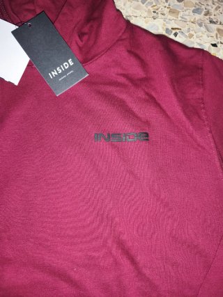 Sudadera Inside Roja con Logo