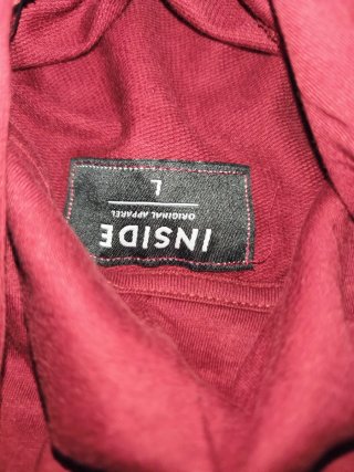 Sudadera Inside Roja con Logo