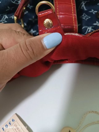 Borsa Louis Vuitton Donna Blu/Rosso