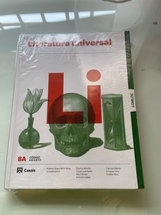 Libro literatura universal 1bachiller