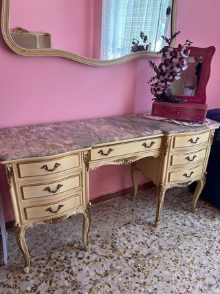 Conjunto de dormitorio vintage francés