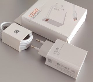 Cargador 120W Carga rápida con cable USB tipo C