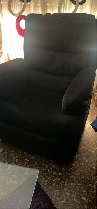 Sillón de comedor de tela