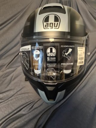 Casco AGV Streetmodular Homologado Negro/Gris