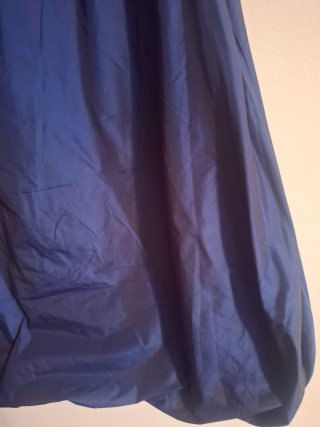 Vestido azul sin tirantes zara talla L