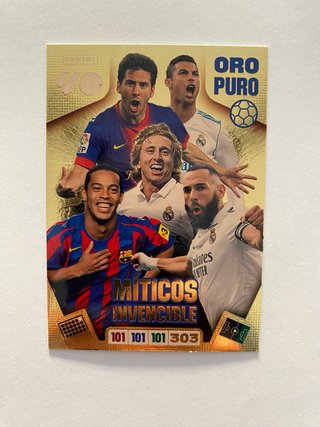 Carta especial Míticos Invencible Oro Puro