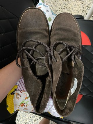 Botas de antiguas marronas