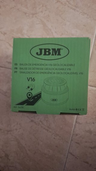 Baliza V16 JBM Geolocalizable DGT GPS