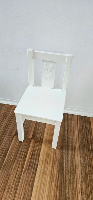 Pupitre Infantil Blanco + Silla