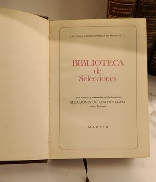 Lote 6 Tomos Biblioteca de S. Reader'Digest + rega