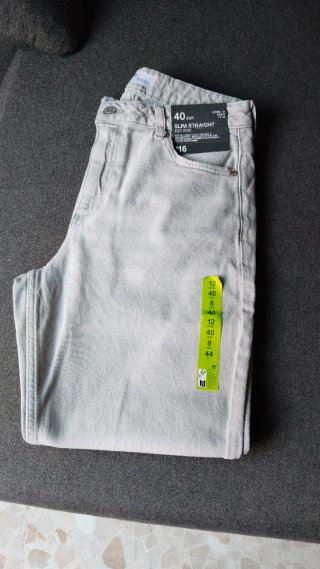 Pantalón gris mujer Talla L/40/12
