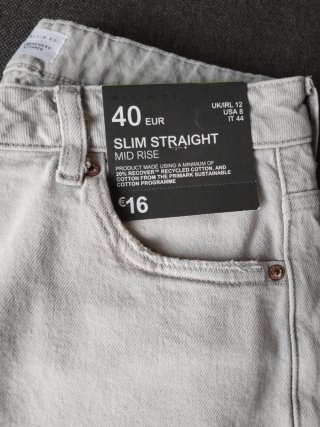 Pantalón gris mujer Talla L/40/12