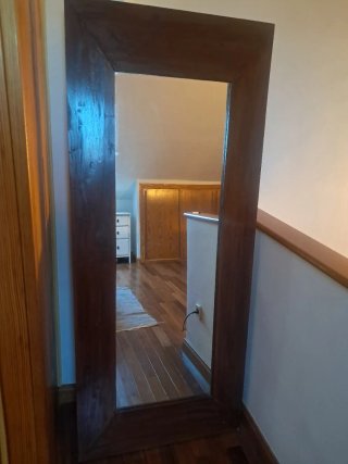 Espejo de pie madera maciza