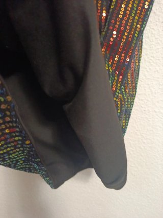 Blusa lentejuelas fiesta multicolor