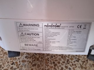 Deshumidificador Toyotomi TD C310