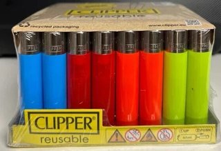Confezione da 48 accendini Clipper sigillati