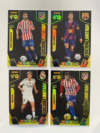 Lote especial de 4 cartas Edición Limitada