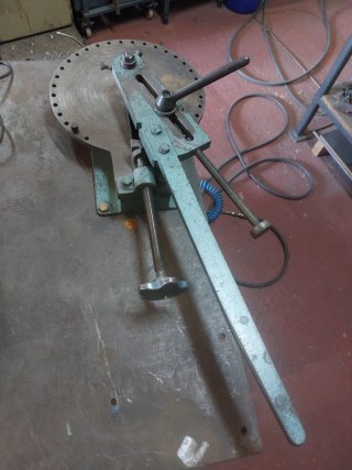 Curvadora de pletinas