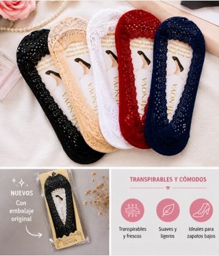 Calcetines Encaje Invisibles Mujer NOVA