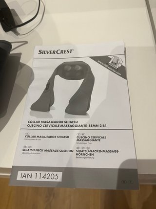 Collar Masajeador Shiatsu SilverCrest