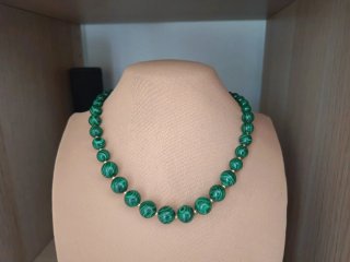 Collana di Malachite naturale