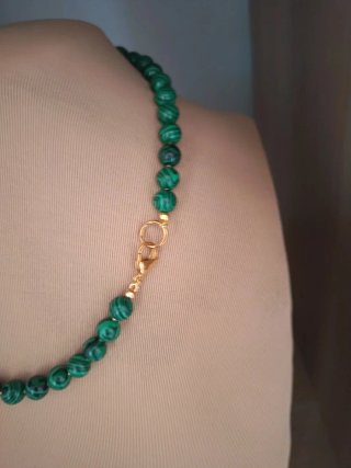 Collana di Malachite naturale