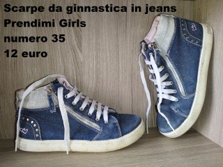 Scarpe da ginnastica jeans Prendimi Girls n.35