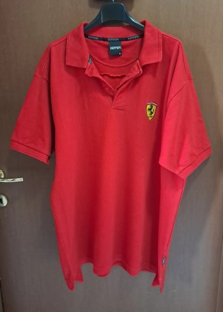 Maglia Polo Ferrari Ufficiale Uomo Taglia XL