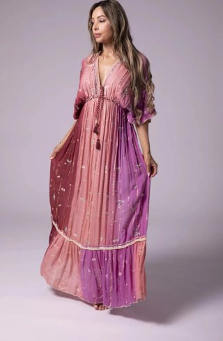 Vestido Palak tie dye