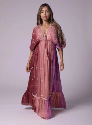 Vestido Palak tie dye