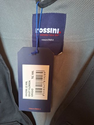 Gilet da lavoro grigio Rossini XXL