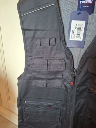 Gilet da lavoro grigio Rossini XXL