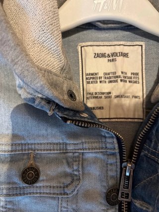 Chaqueta tejana Zadig Voltaire infantil T8 (126)