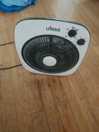 Ventilador Ufesa Blanco y Negro