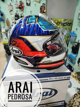 Ultima unidad Casco Arai RX-7V EVO Pedrosa talla M