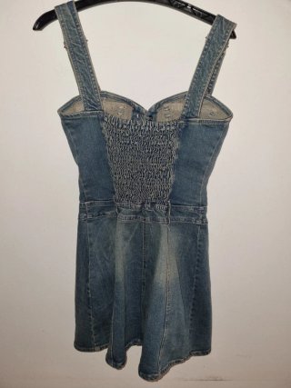 Vestido vaquero tirantes Stradivarius Talla XS