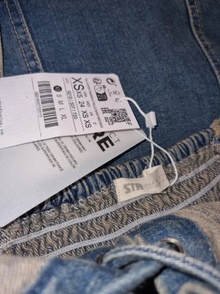 Vestido vaquero tirantes Stradivarius Talla XS